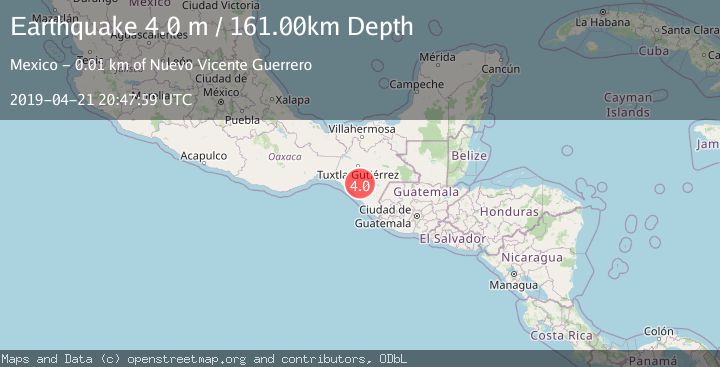 Map of CHIAPAS, MEXICO