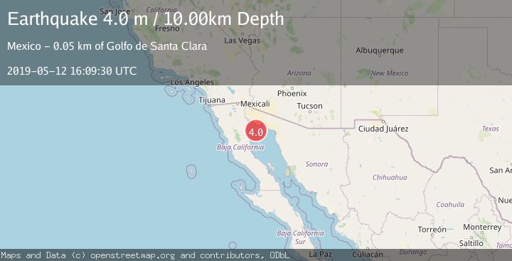 Map of GULF OF CALIFORNIA
