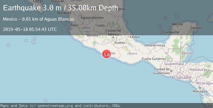 Map of GUERRERO, MEXICO