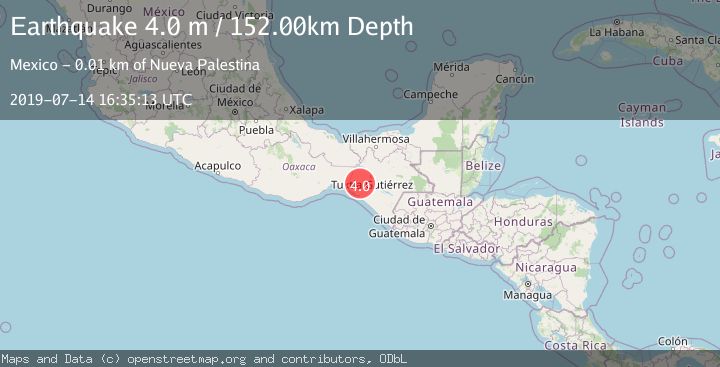 Map of CHIAPAS, MEXICO