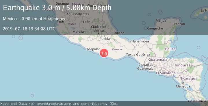 Map of GUERRERO, MEXICO