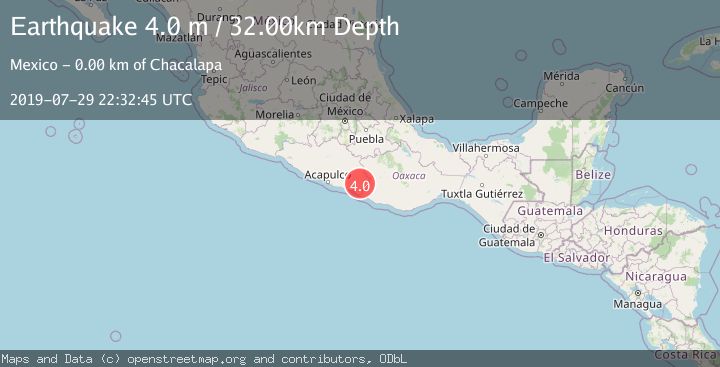 Map of GUERRERO, MEXICO