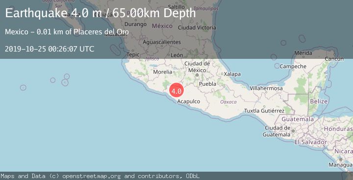 Map of GUERRERO, MEXICO