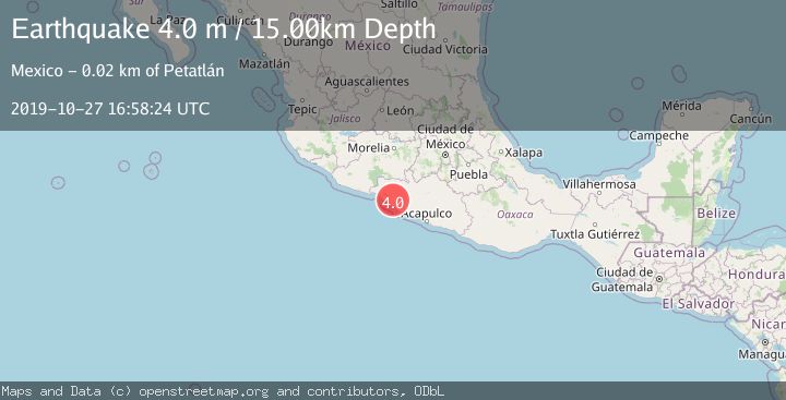 Map of GUERRERO, MEXICO