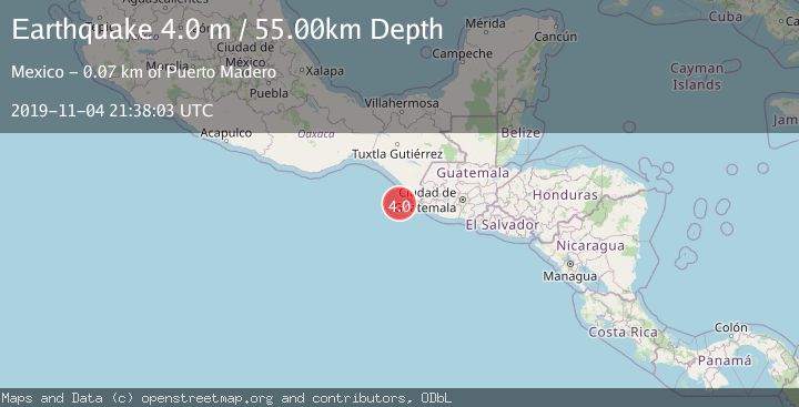 Map of OFFSHORE CHIAPAS, MEXICO
