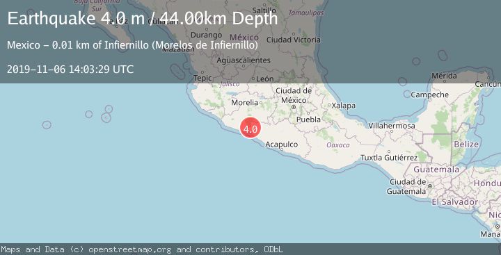 Map of GUERRERO, MEXICO