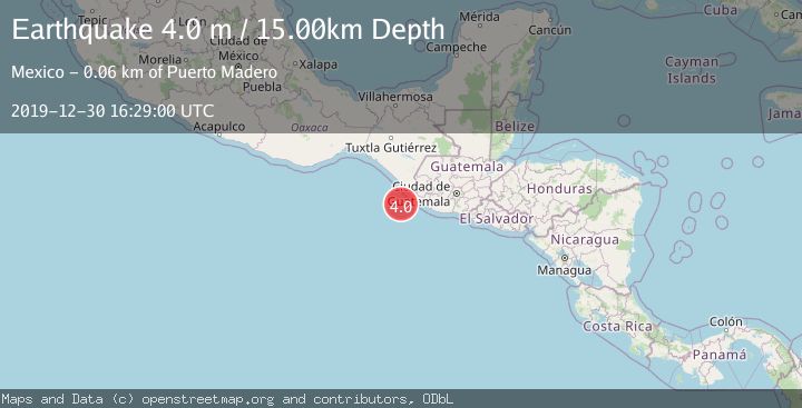 Map of OFFSHORE CHIAPAS, MEXICO