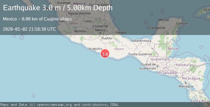 Map of GUERRERO, MEXICO