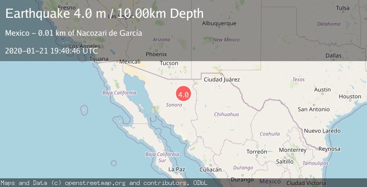 Map of SONORA, MEXICO