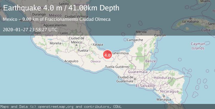 Map of VERACRUZ, MEXICO