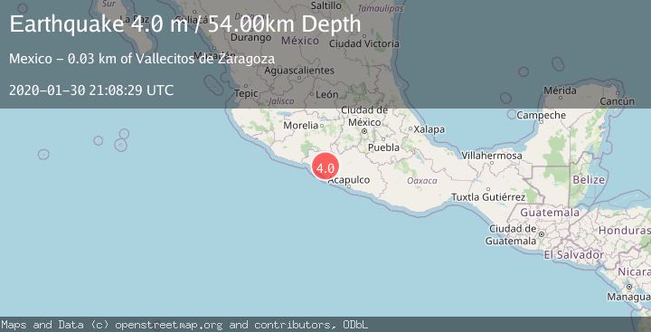 Map of GUERRERO, MEXICO