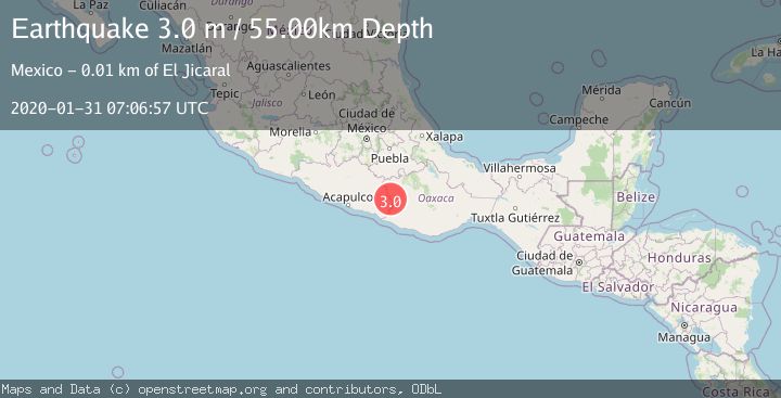 Map of GUERRERO, MEXICO