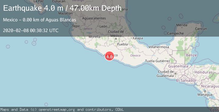 Map of GUERRERO, MEXICO