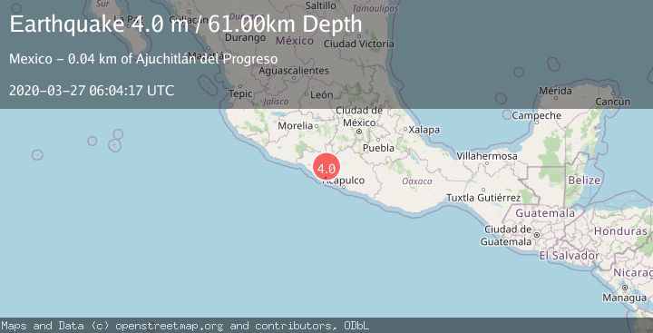 Map of GUERRERO, MEXICO