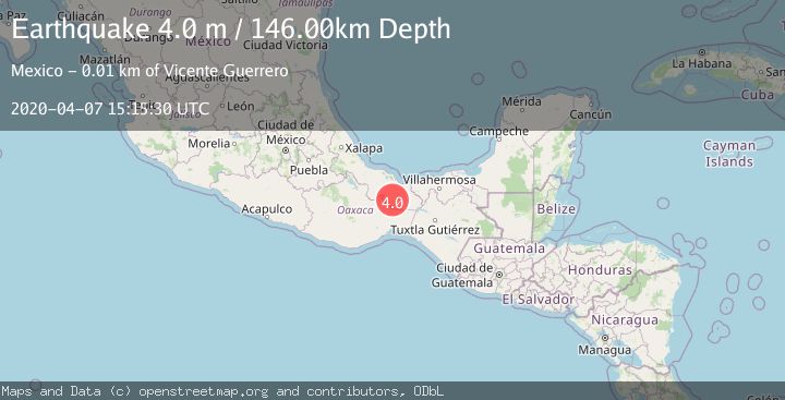 Map of VERACRUZ, MEXICO