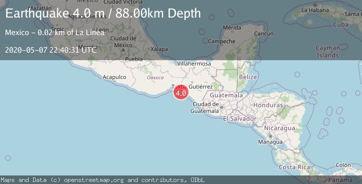 Map of OFFSHORE CHIAPAS, MEXICO