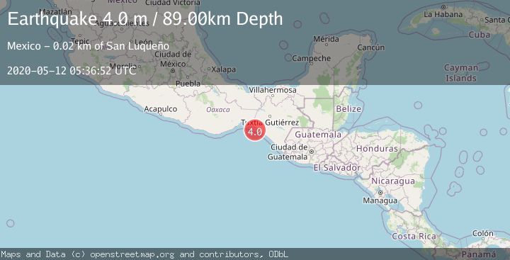 Map of OFFSHORE CHIAPAS, MEXICO