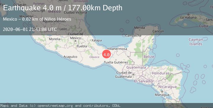 Map of VERACRUZ, MEXICO