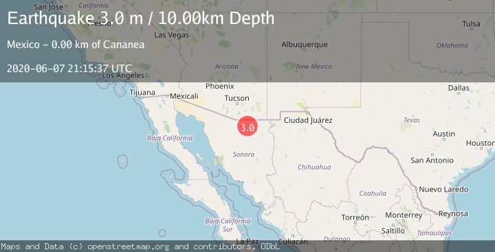 Map of SONORA, MEXICO