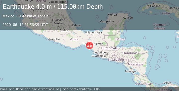 Map of CHIAPAS, MEXICO