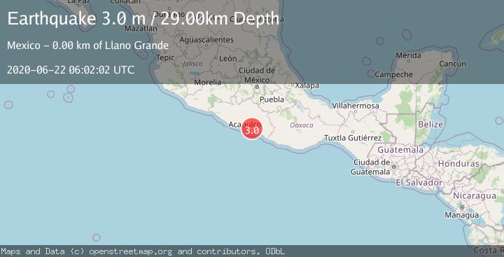 Map of GUERRERO, MEXICO