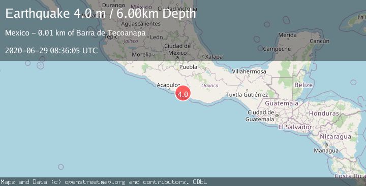 Map of GUERRERO, MEXICO