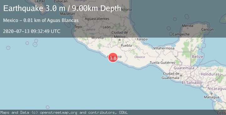Map of GUERRERO, MEXICO