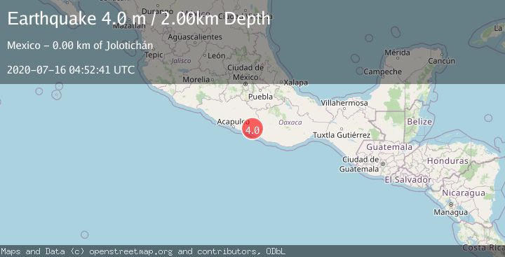 Map of GUERRERO, MEXICO
