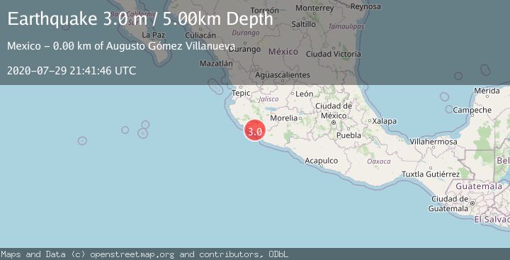 Map of COLIMA, MEXICO
