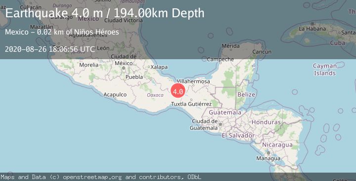 Map of VERACRUZ, MEXICO