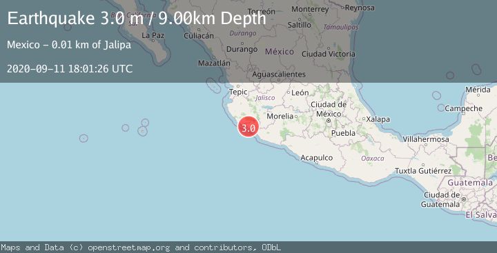 Map of COLIMA, MEXICO