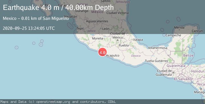 Map of GUERRERO, MEXICO
