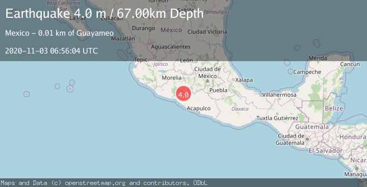 Map of GUERRERO, MEXICO