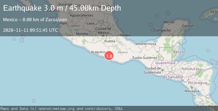 Map of GUERRERO, MEXICO