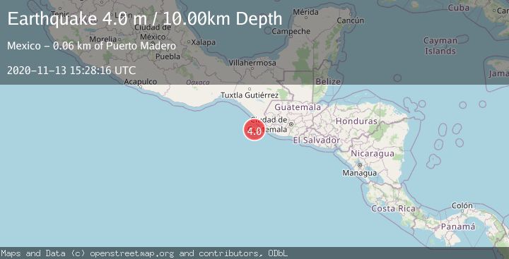 Map of OFFSHORE CHIAPAS, MEXICO