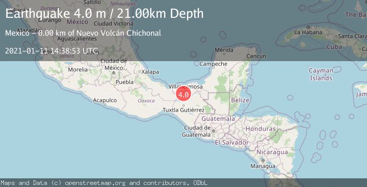 Map of CHIAPAS, MEXICO