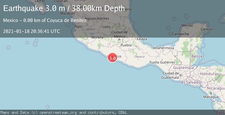 Map of GUERRERO, MEXICO