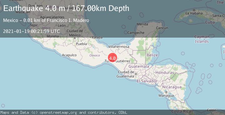 Map of CHIAPAS, MEXICO
