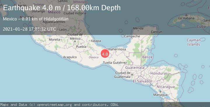 Map of VERACRUZ, MEXICO