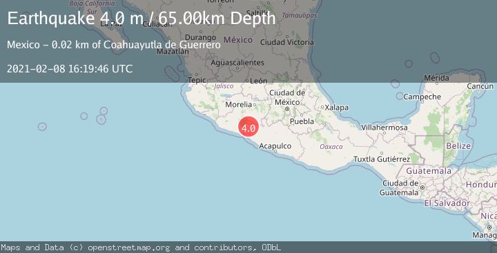 Map of GUERRERO, MEXICO
