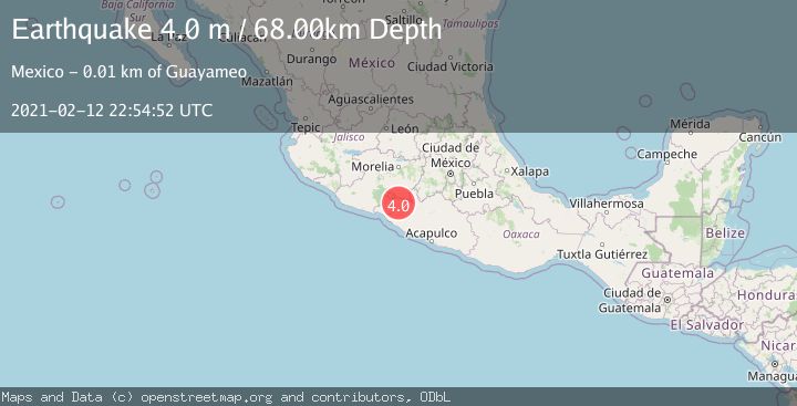 Map of GUERRERO, MEXICO