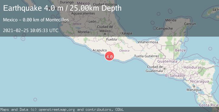 Map of GUERRERO, MEXICO