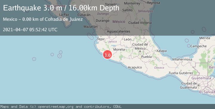 Map of COLIMA, MEXICO