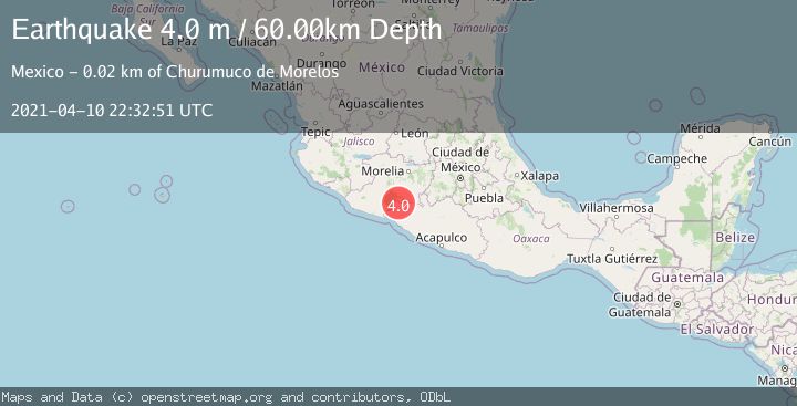 Map of GUERRERO, MEXICO