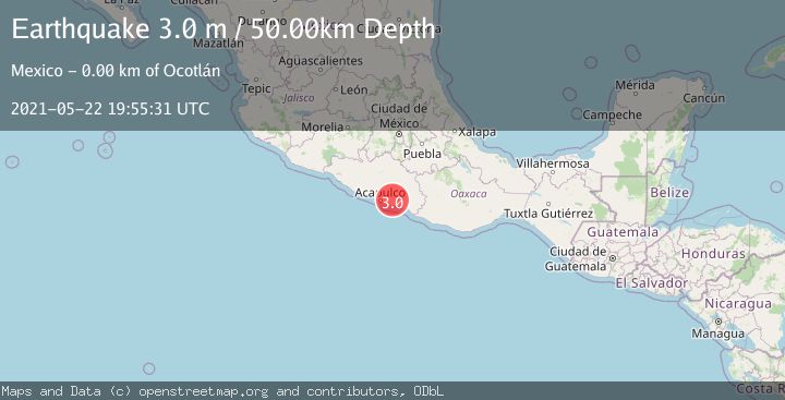 Map of GUERRERO, MEXICO