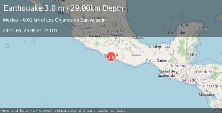 Map of GUERRERO, MEXICO