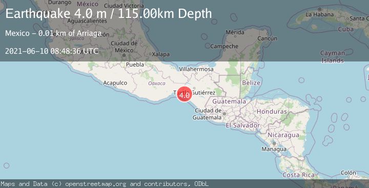 Map of CHIAPAS, MEXICO