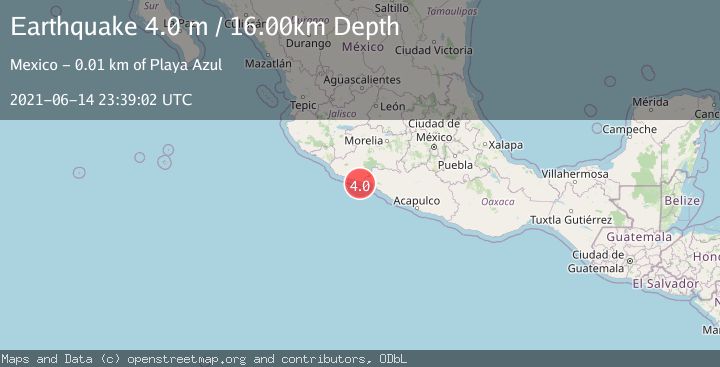 Map of OFFSHORE MICHOACAN, MEXICO