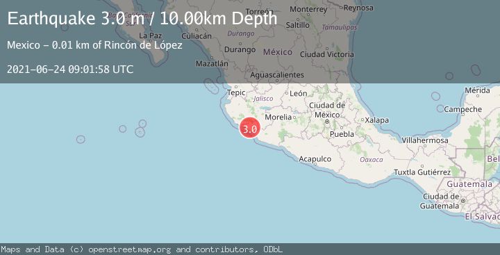 Map of COLIMA, MEXICO