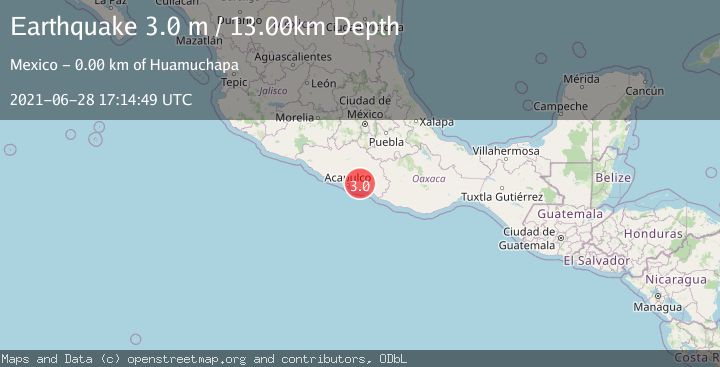 Map of GUERRERO, MEXICO